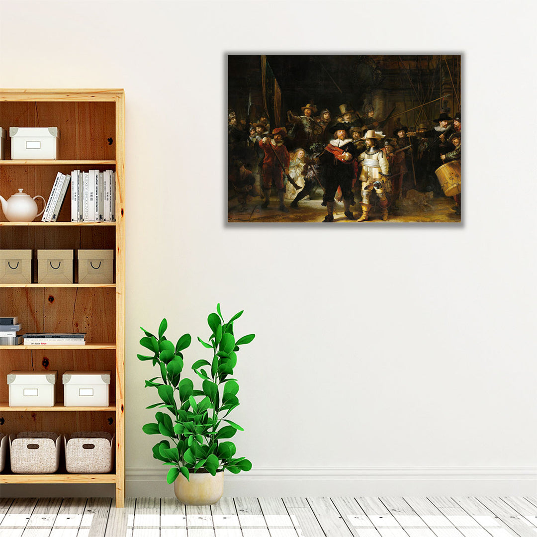 Night Watch, Militia Company of District II, 1642 - Canvas Print Wall Art