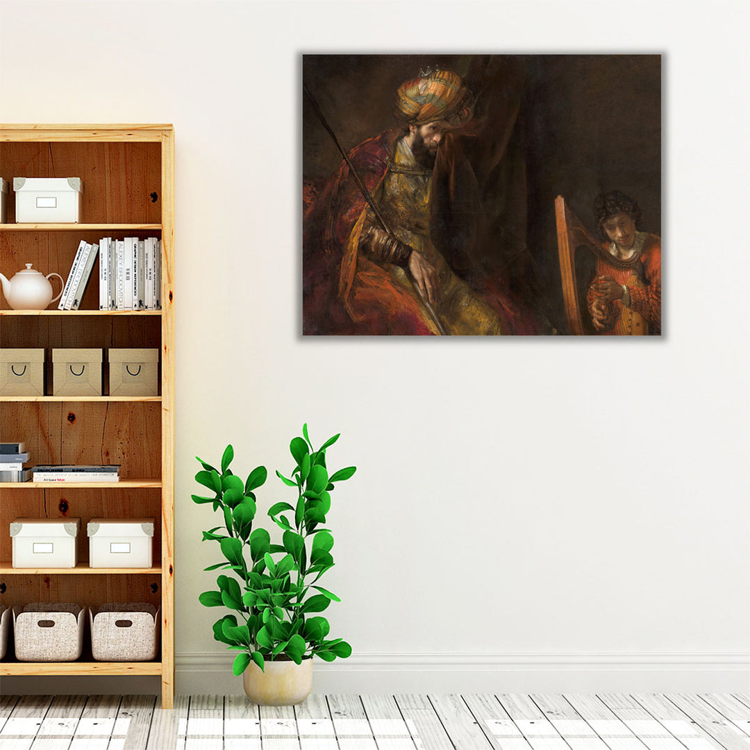 Saul and David, 1651 - 1654 - Canvas Print Wall Art