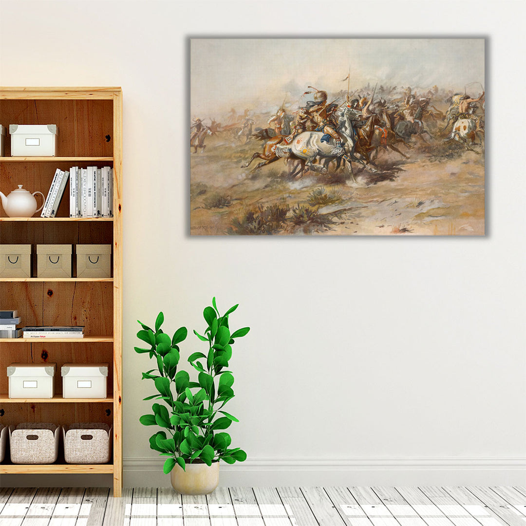 The Custer Fight, 1903 - Canvas Print Wall Art