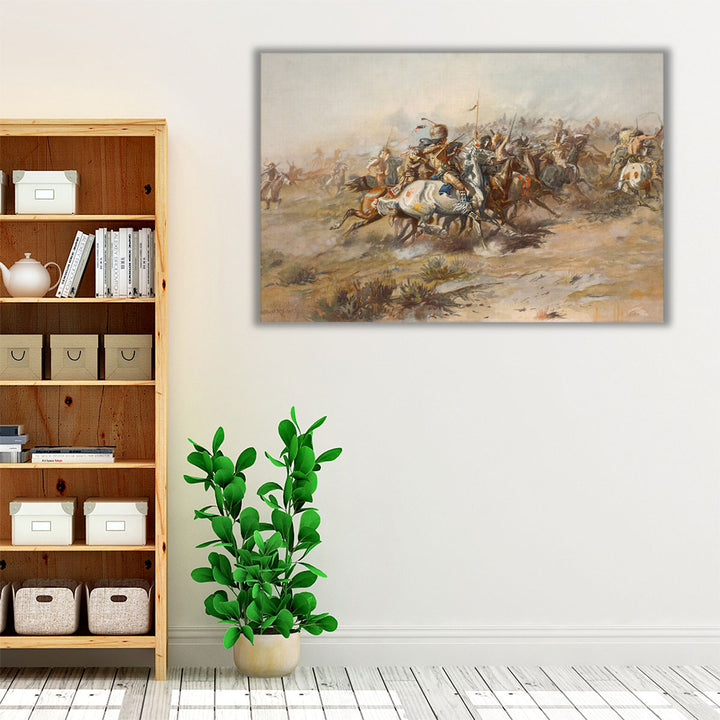 The Custer Fight, 1903 - Canvas Print Wall Art