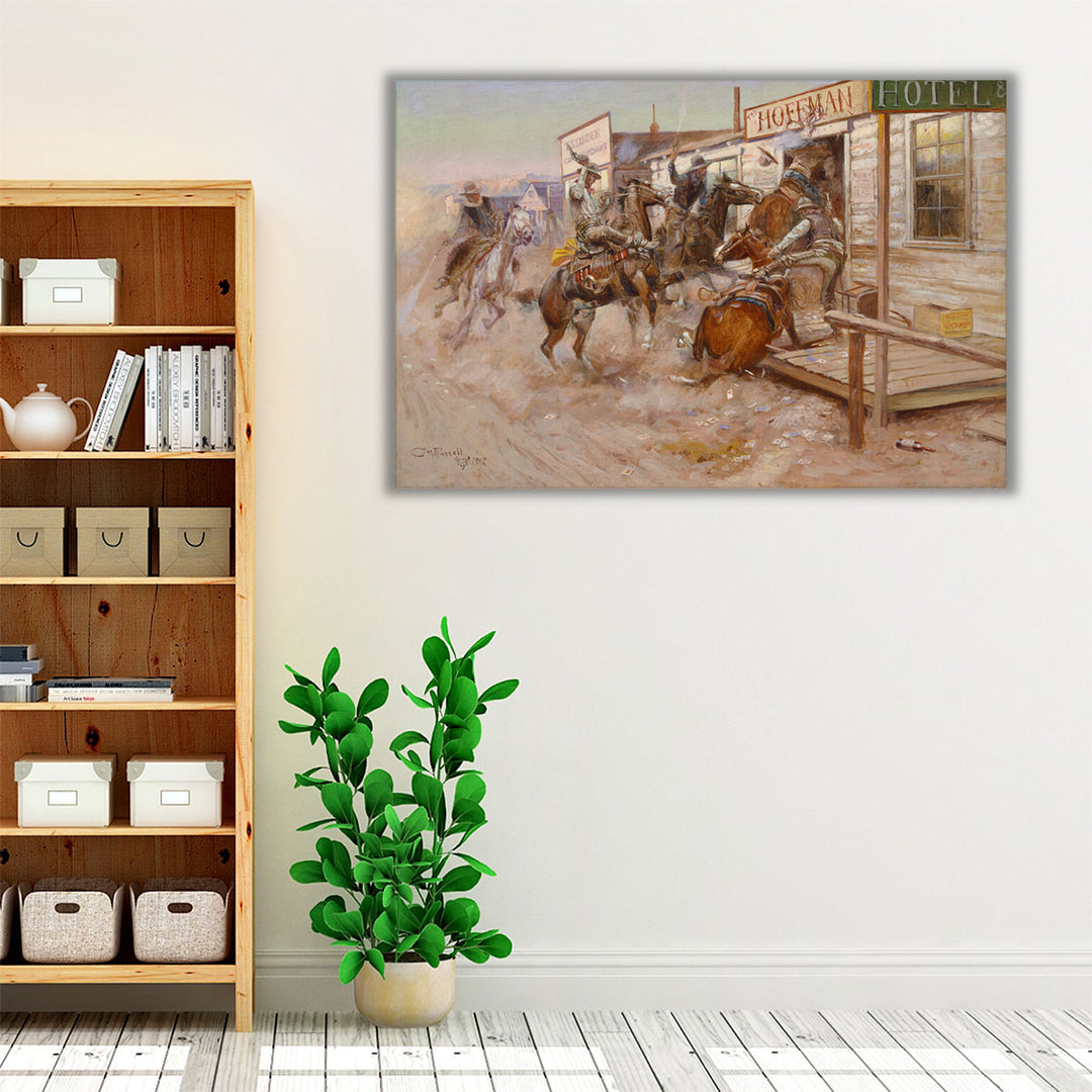 In Without Knocking - Canvas Print Wall Art