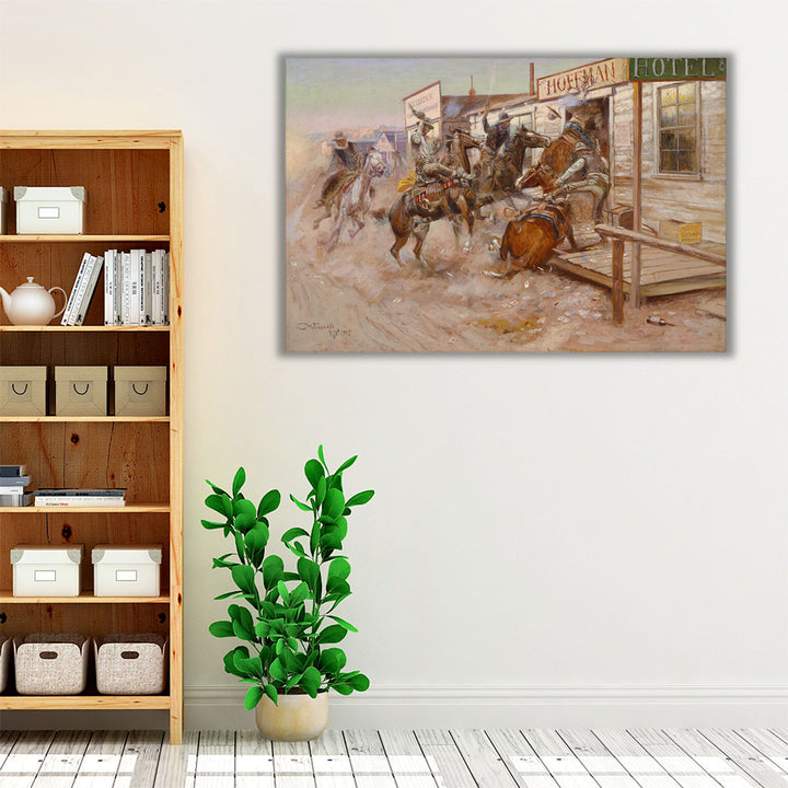 In Without Knocking - Canvas Print Wall Art