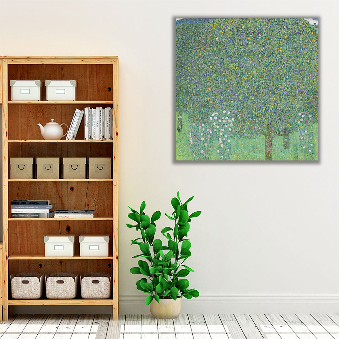 Rosebushes under the Trees, 1905 - Canvas Print Wall Art