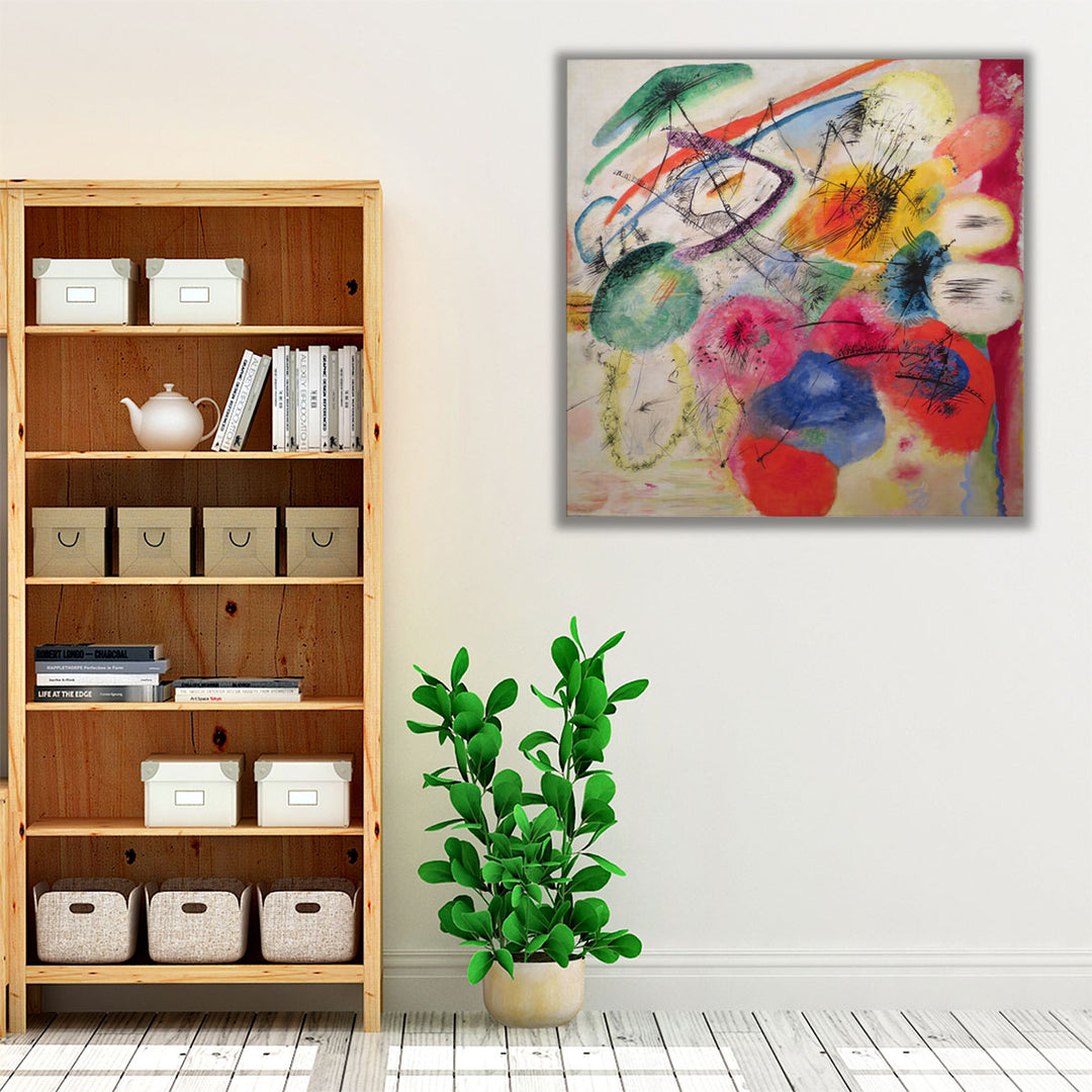 Black Lines - Canvas Print Wall Art