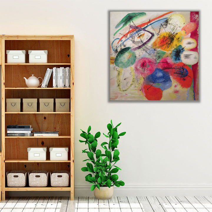 Black Lines - Canvas Print Wall Art