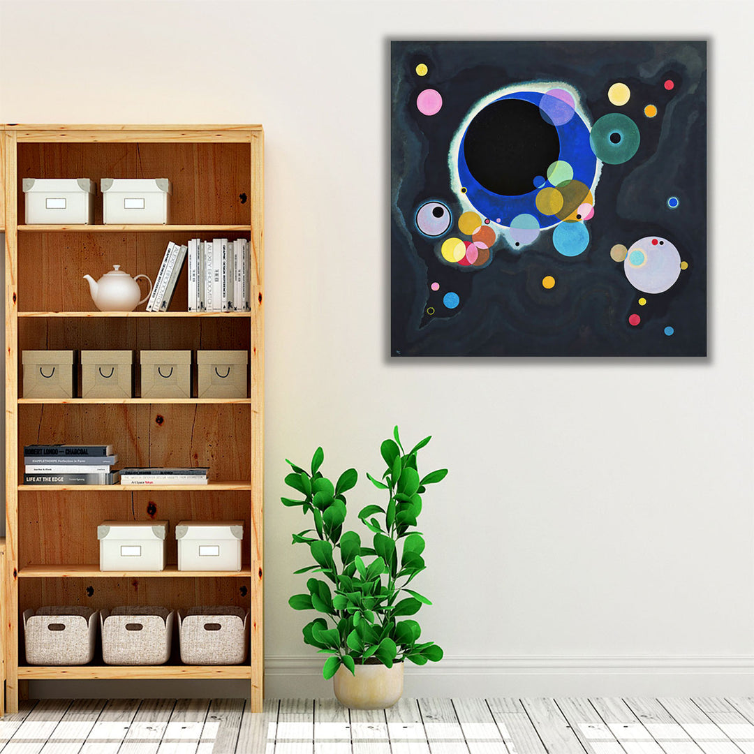 Several Circles - Canvas Print Wall Art
