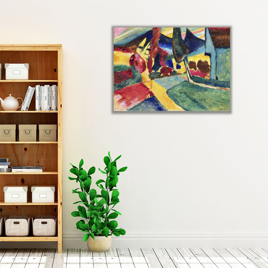 Landscape with Two Poplars, 1912 - Canvas Print Wall Art