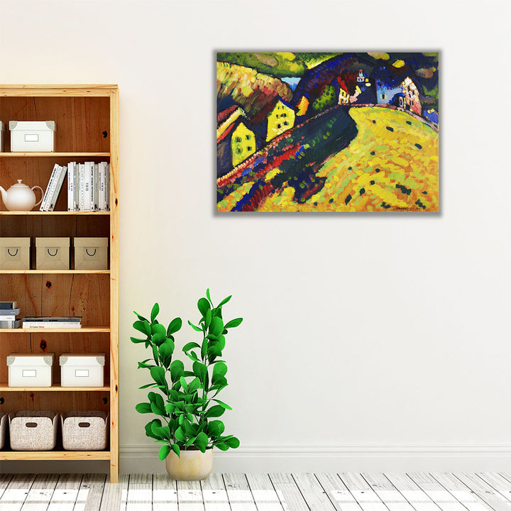 Houses at Murnau, 1909 - Canvas Print Wall Art