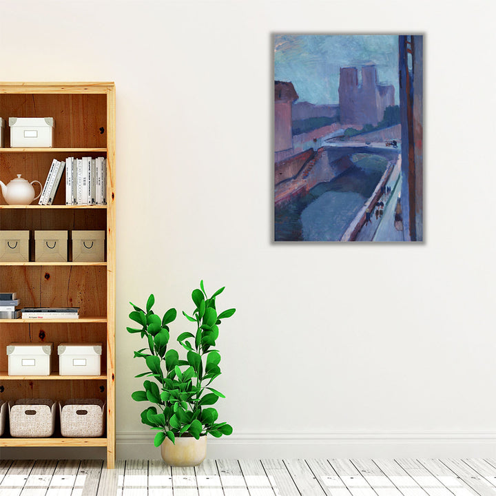 Notre-Dame, Une Fin D'apres-Midi - Canvas Print Wall Art