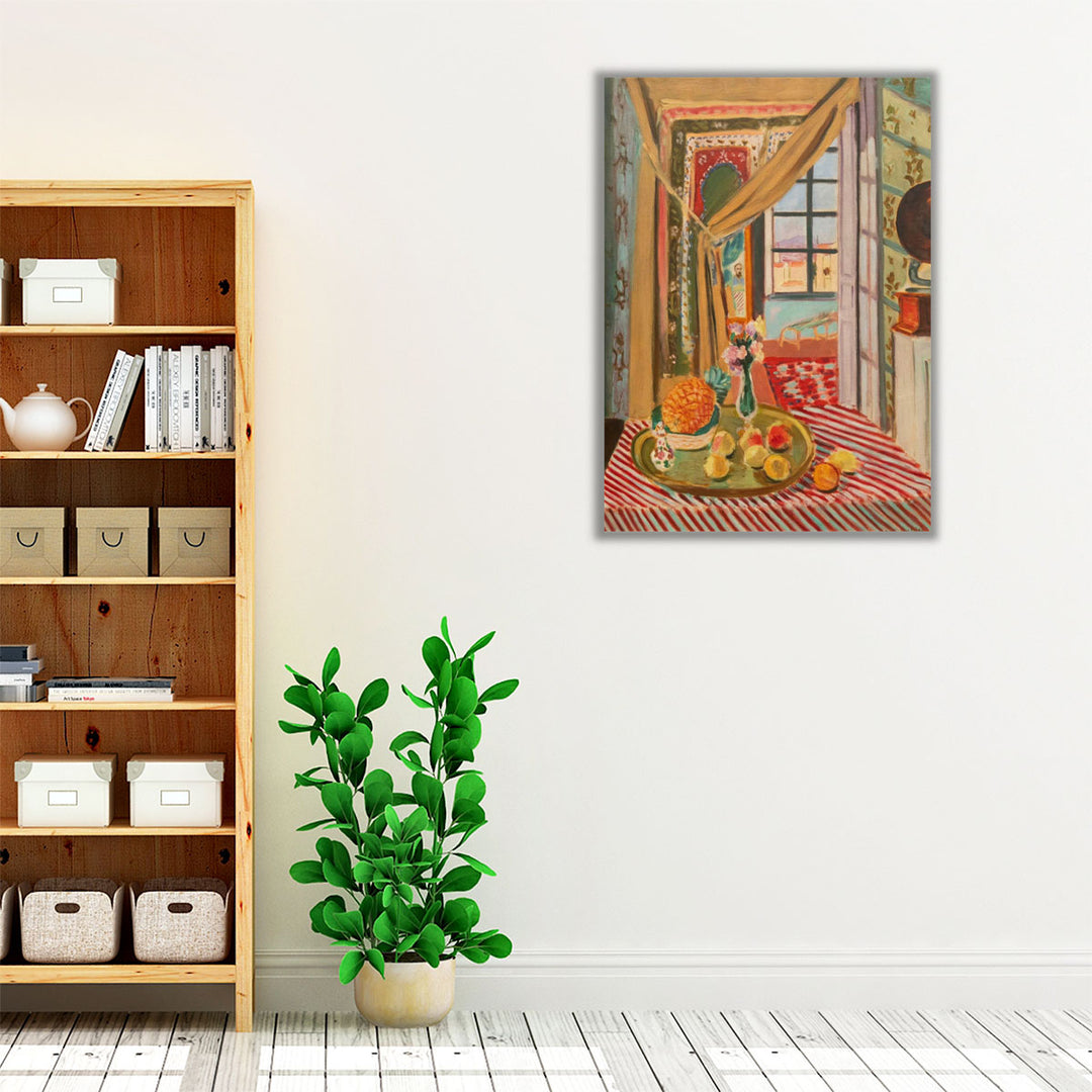 Interior with Phonograph - Canvas Print Wall Art