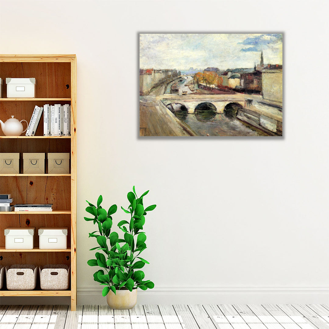 Saint-Michel Bridge, Paris, 1904 - Canvas Print Wall Art