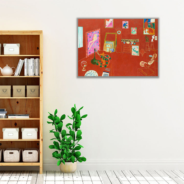 The Red Studio - Canvas Print Wall Art