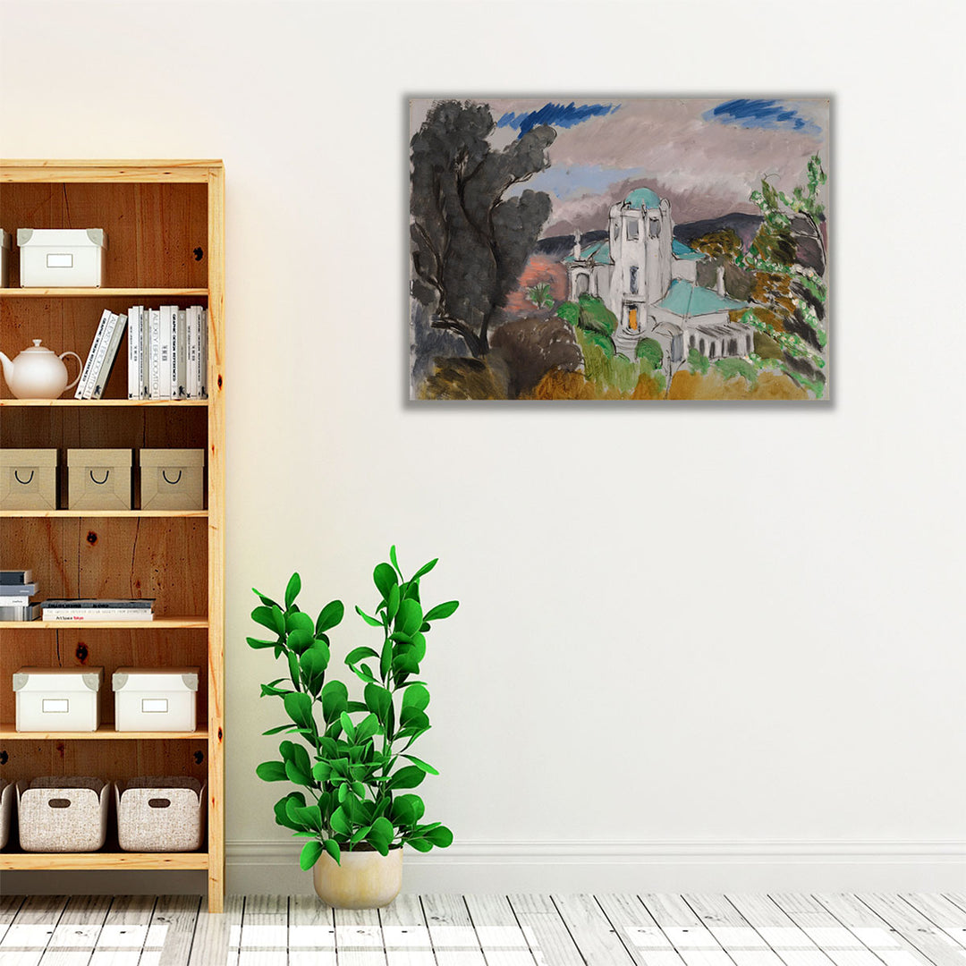 Blue Villa, 1918 - Canvas Print Wall Art