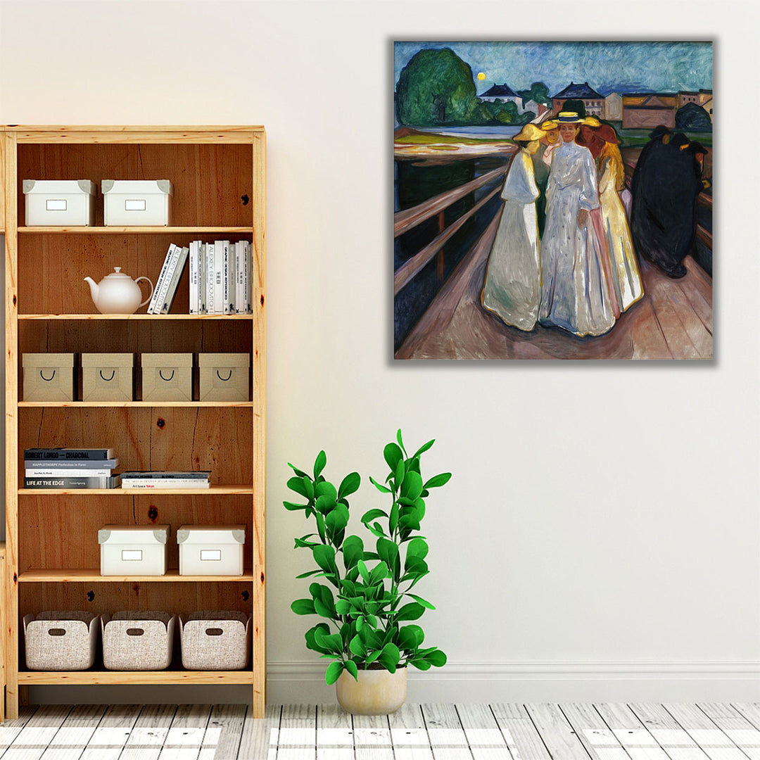 On the Bridge, 1903 - Canvas Print Wall Art
