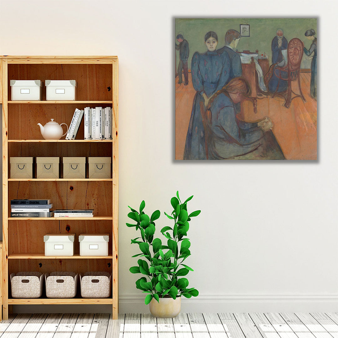 Death in the Sickroom, 1893 - Canvas Print Wall Art