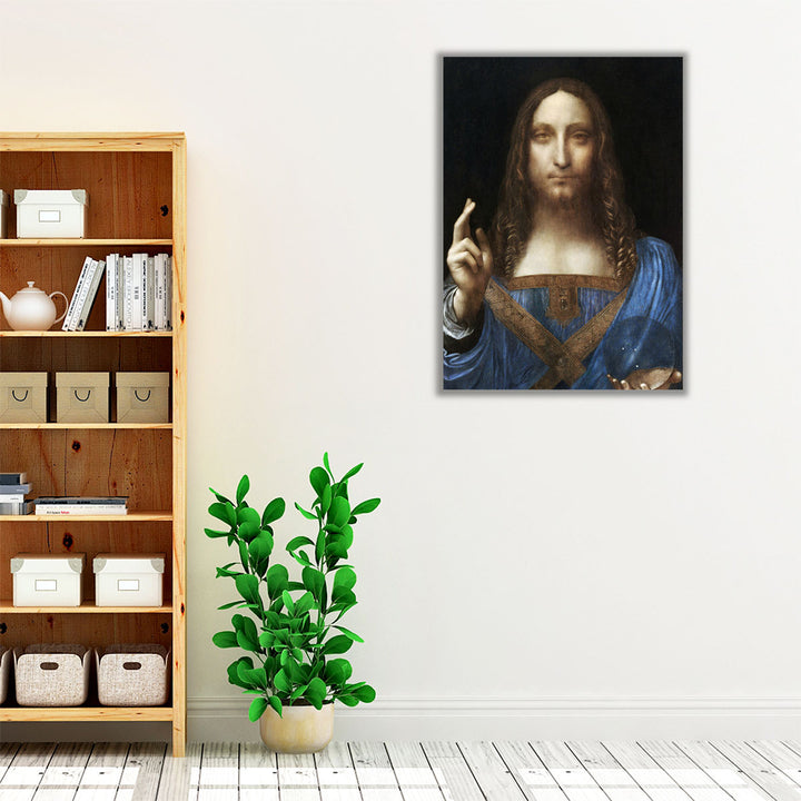 Salvator Mundi, 1500 - Canvas Print Wall Art