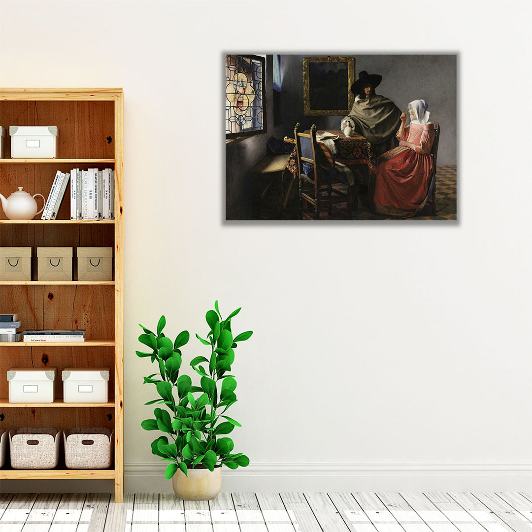 The Wine Glass,  1658-1660 - Canvas Print Wall Art