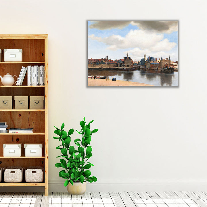View of Delft, 1660-1661 - Canvas Print Wall Art