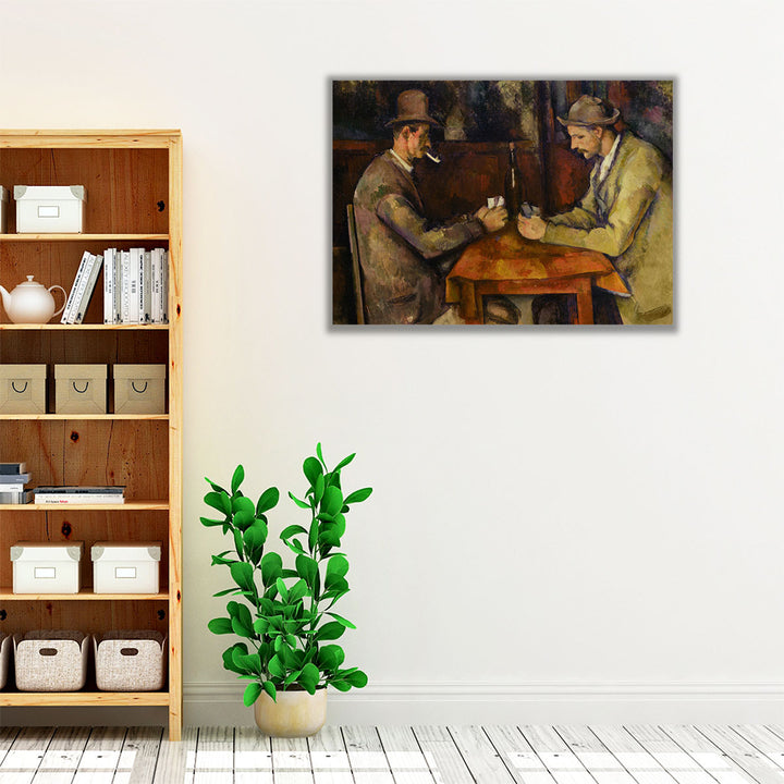 The Card Players - Canvas Print Wall Art