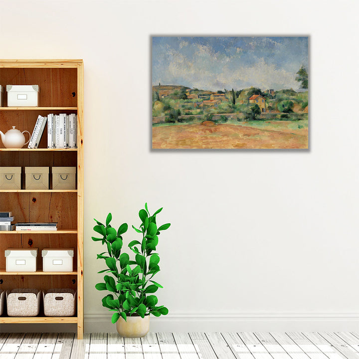 The Bellevue Plain or The Red Earth - Canvas Print Wall Art