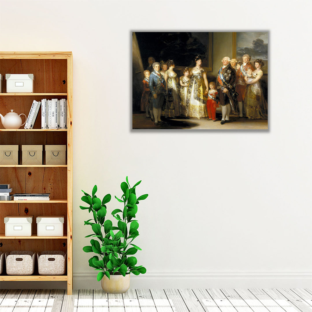 Charles IV of Spain and His Family - Canvas Print Wall Art