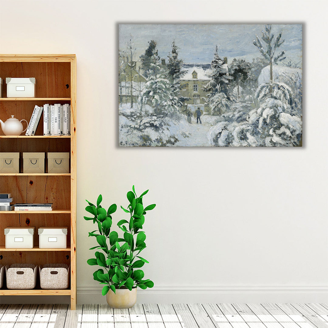 Piette's House at Montfoucault, 1874 - Canvas Print Wall Art