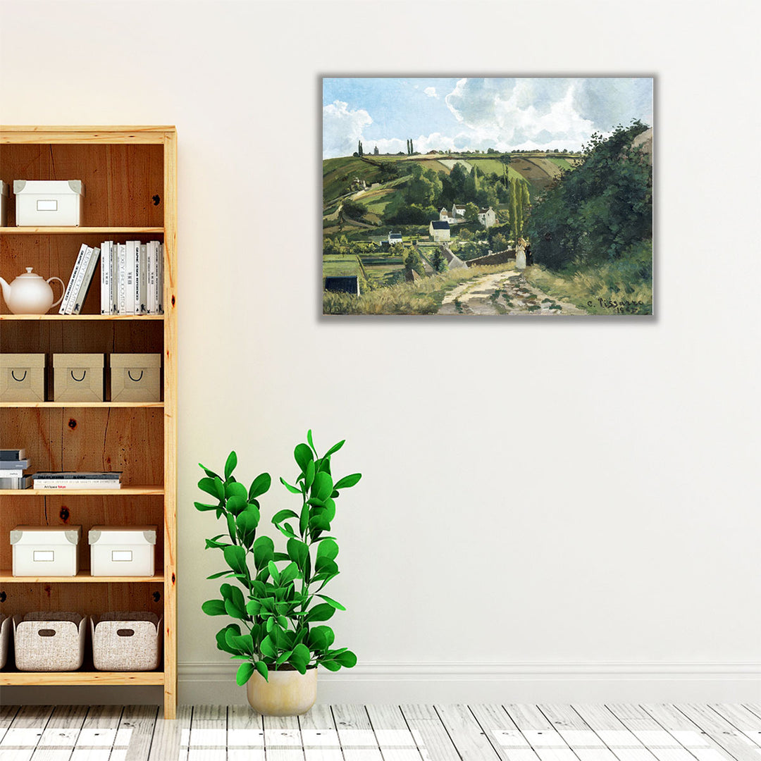 Jalais Hill, Pontoise, 1867 - Canvas Print Wall Art