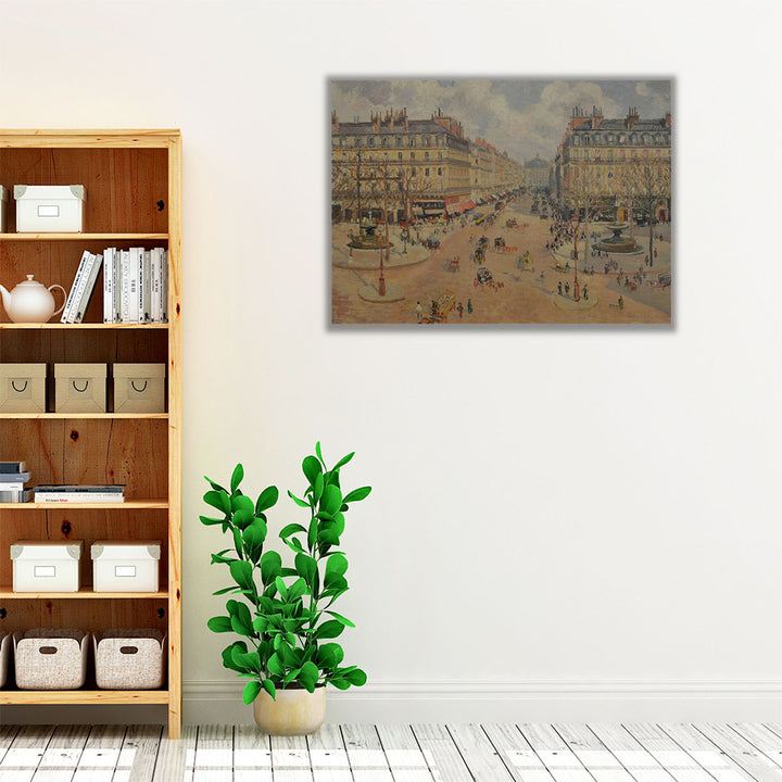 Avenue de l'Opera, Morning Sunshine - Canvas Print Wall Art