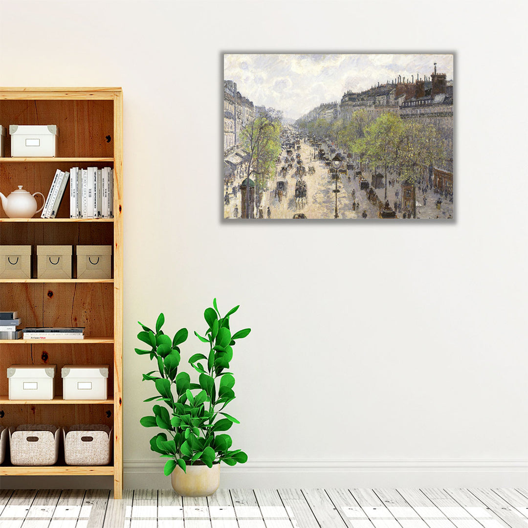Boulevard Montmartre, Spring - Canvas Print Wall Art