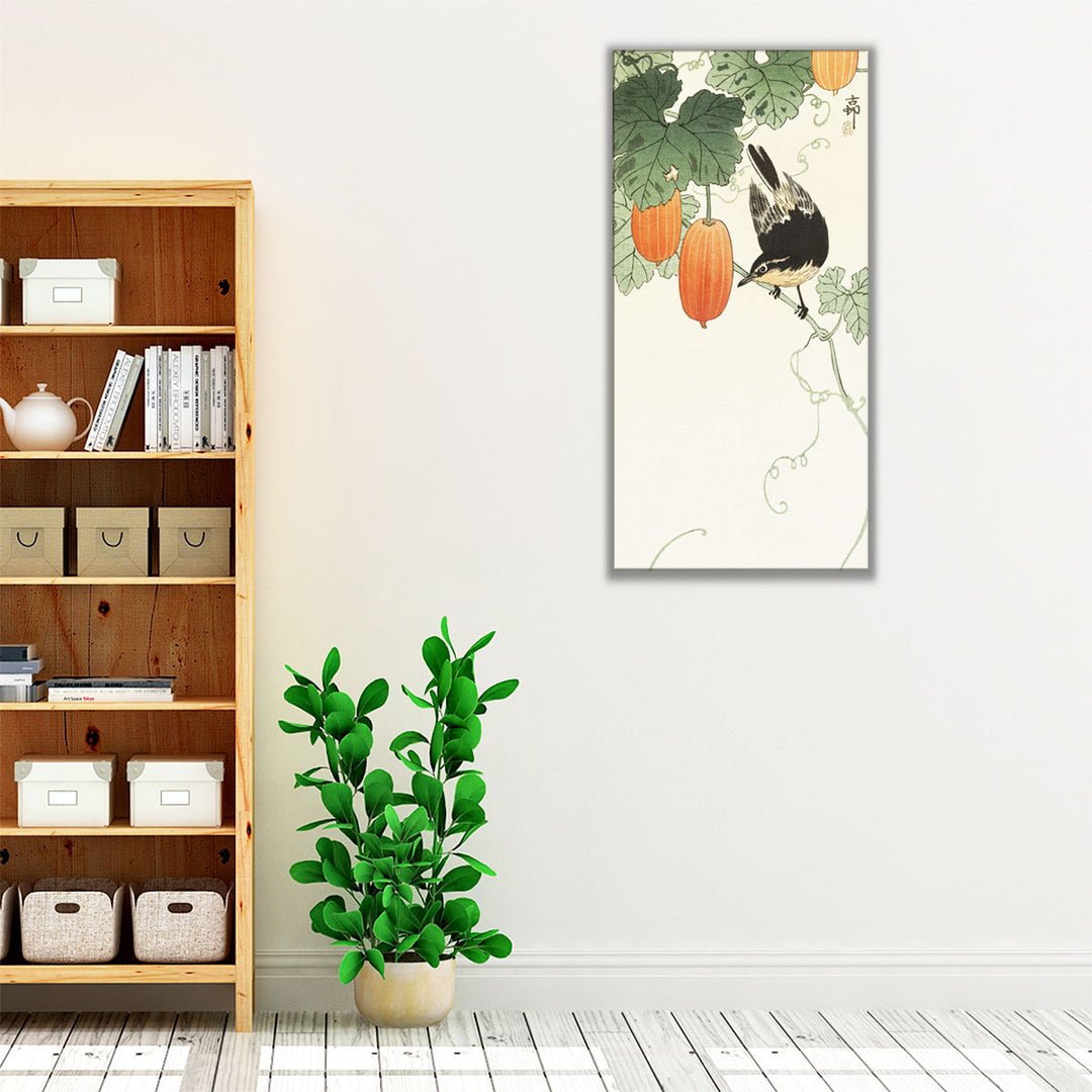 A Flycatcher on Cucumber Bush, 1910 - Canvas Print Wall Art
