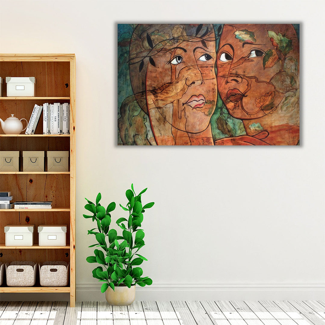 Our Heads Are Round so Our Thoughts Can Change Direction - Canvas Print Wall Art