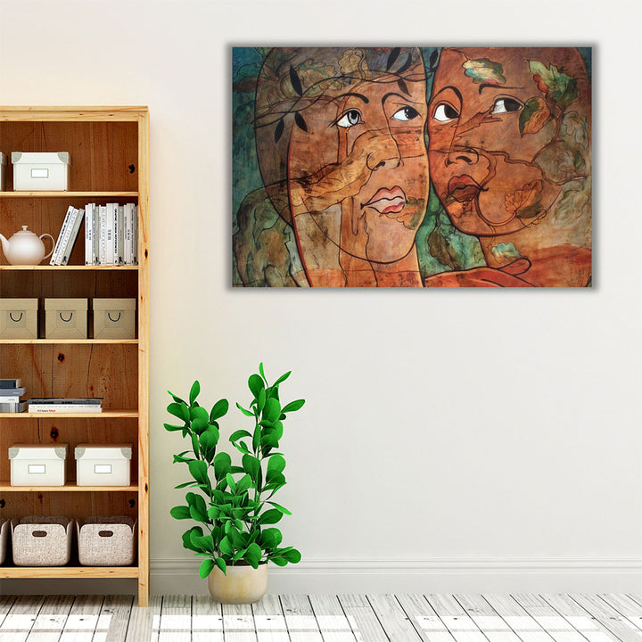 Our Heads Are Round so Our Thoughts Can Change Direction - Canvas Print Wall Art