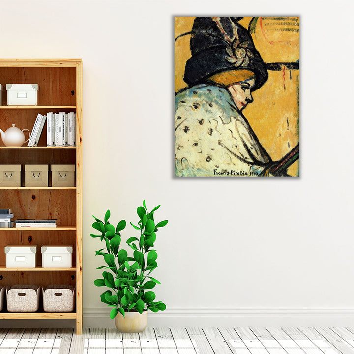 Portrait de Jeanne Marie Bourgeois - Canvas Print Wall Art