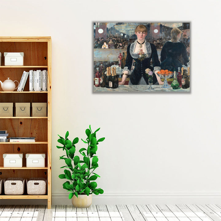 A Bar at the Folies-Bergere - Canvas Print Wall Art