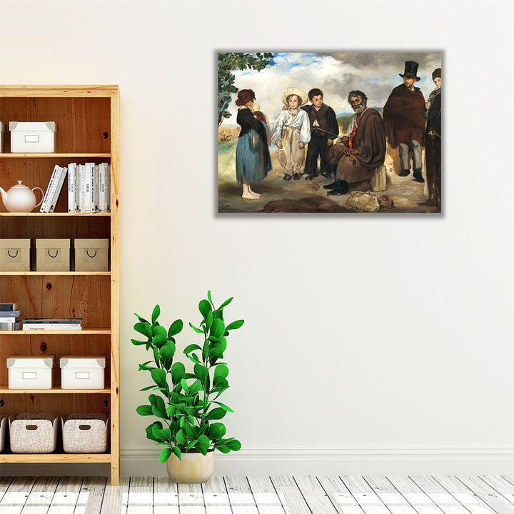 The Old Musician, 1862 - Canvas Print Wall Art