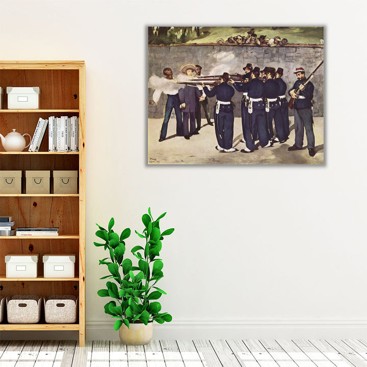 The Execution of Emperor Maximilian - Canvas Print Wall Art