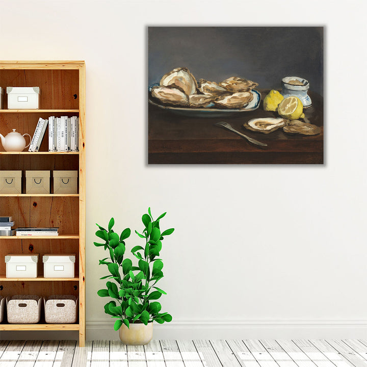 Oysters, 1862 - Canvas Print Wall Art