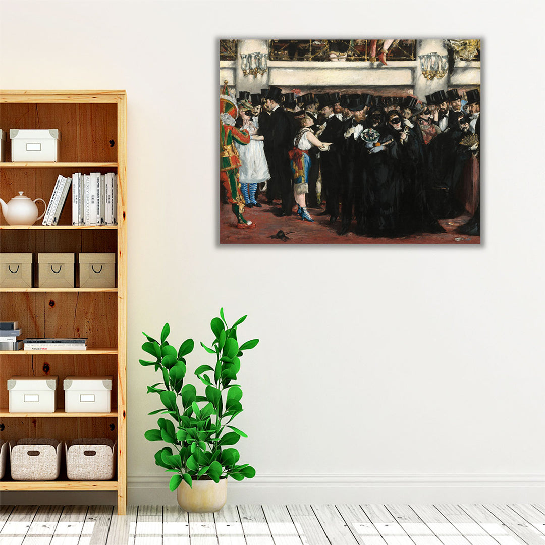 Masked Ball at the Opera, 1873 - Canvas Print Wall Art