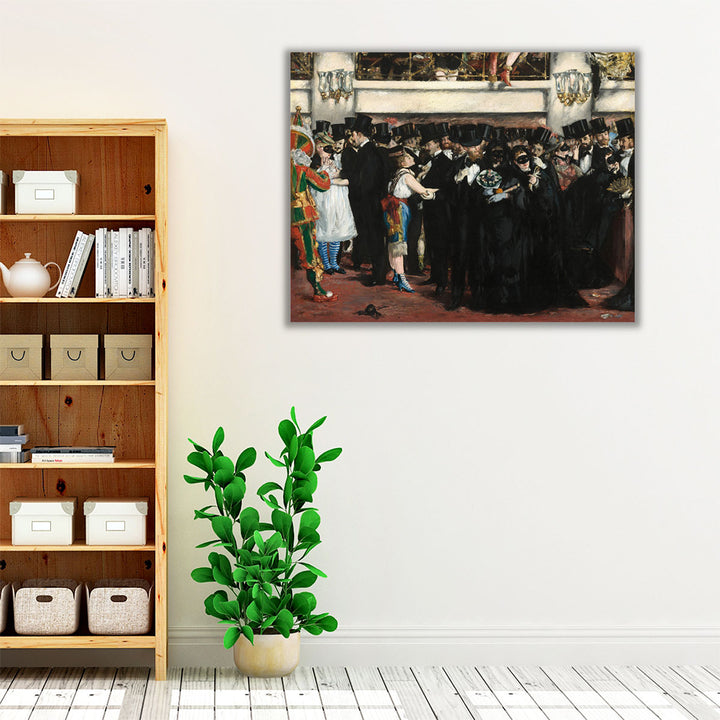 Masked Ball at the Opera, 1873 - Canvas Print Wall Art