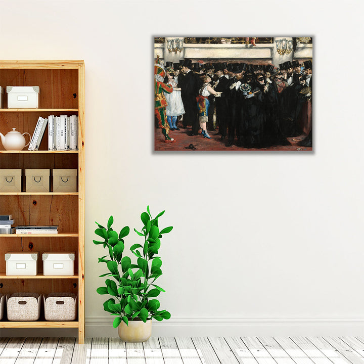 Masked Ball at the Opera, 1873 - Canvas Print Wall Art