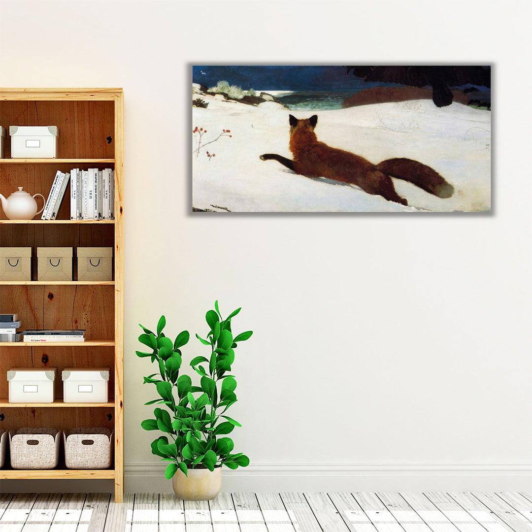 The Fox Hunt - Canvas Print Wall Art