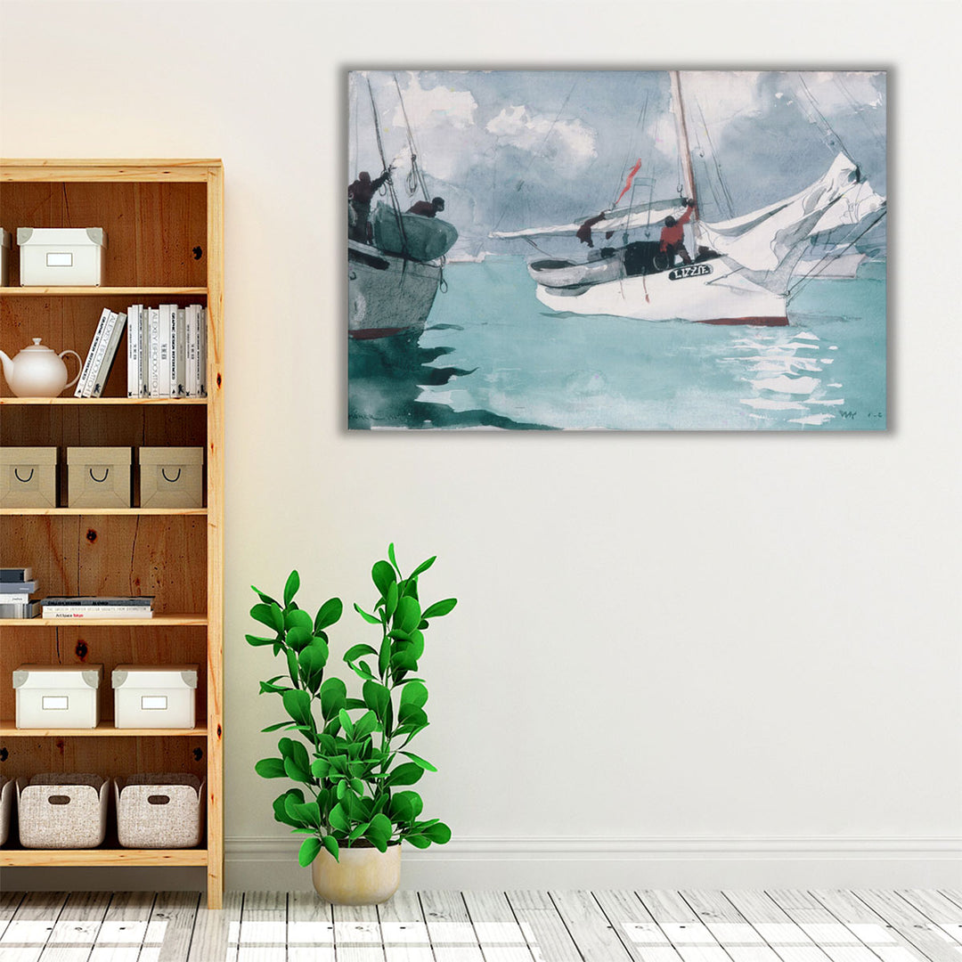 Fishing Boats, Key West- Canvas Print Wall Art
