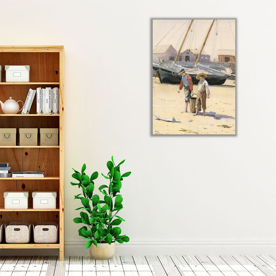 A Basket of Clams - Canvas Print Wall Art