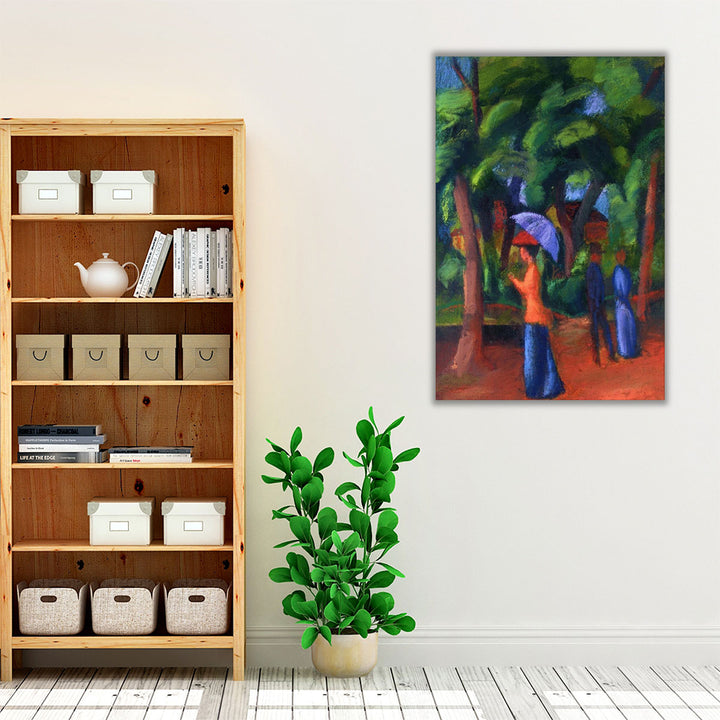 Walking in the Park - Canvas Print Wall Art