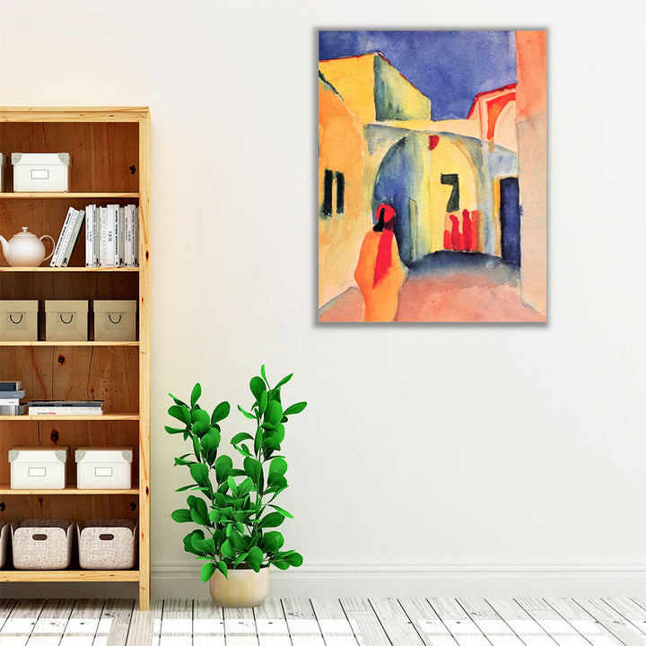 View into a Lane - Canvas Print Wall Art