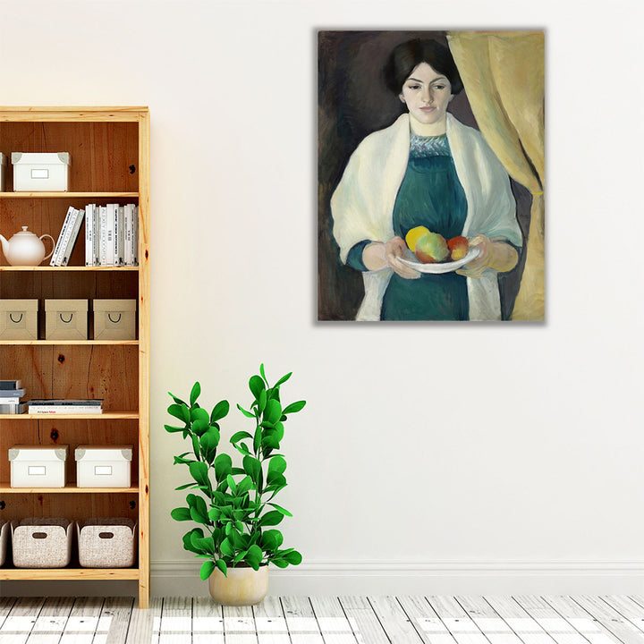 Portrait with Apples, 1909 - Canvas Print Wall Art