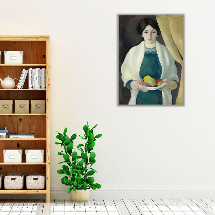 Portrait with Apples, 1909 - Canvas Print Wall Art