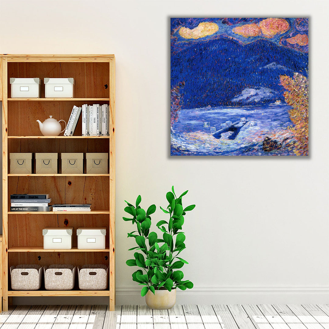 The Ice Hole - Canvas Print Wall Art
