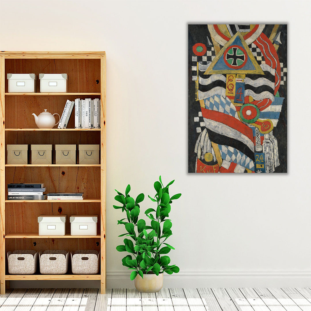 Portrait of a German Officer - Canvas Print Wall Art