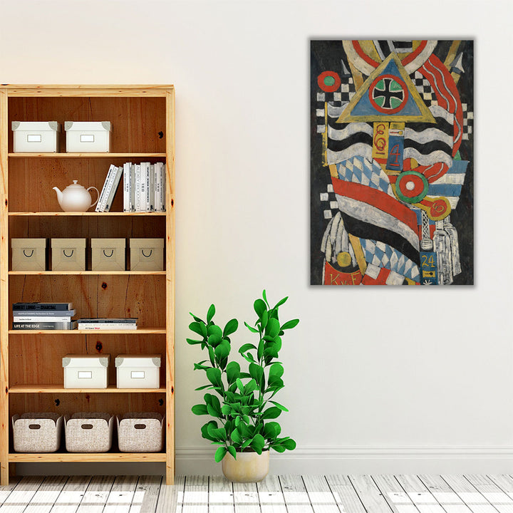 Portrait of a German Officer - Canvas Print Wall Art